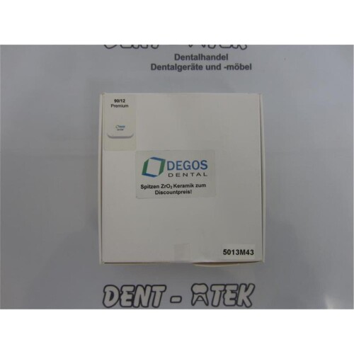 Dental-Blank aus Zirkonoxid - 90-12 Premium von Degos Dental