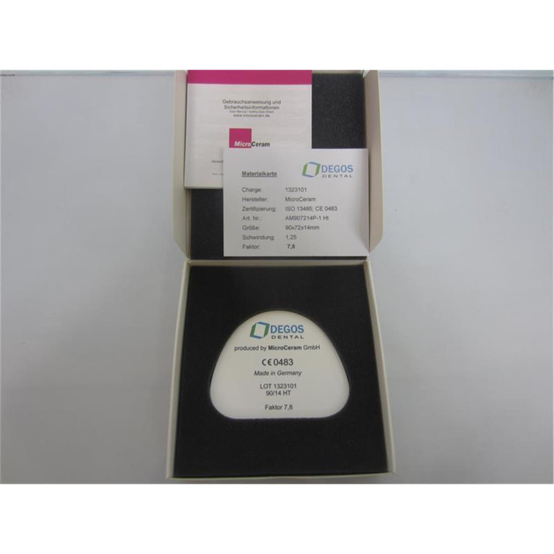 Dental-Blank aus Zirkonoxid - 90-14 HT Premium von Degos Dental