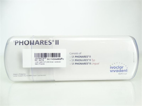 Ivoclar Vivadent SR Phonares II Farbschlüssel Farbskala