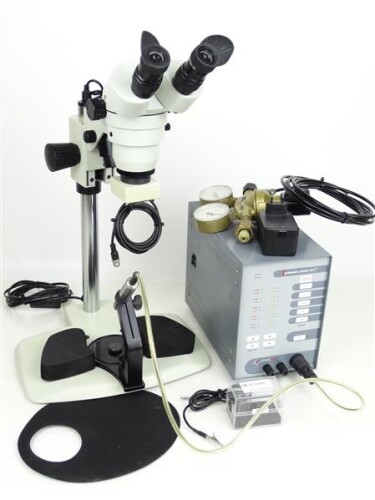 Primotec Phaser MX1 Micro-Impulsschweißgerät | Mikroskop 10x20 Fach