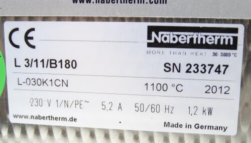 Nabertherm L3 / 11 / B180